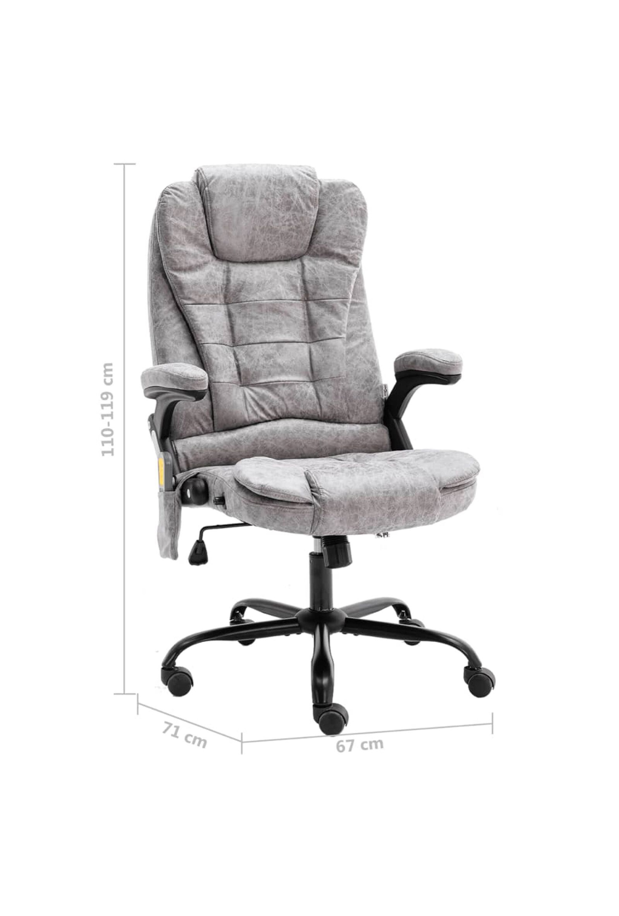 ErgoZen Relax - Chaise de bureau ergonomique de massage