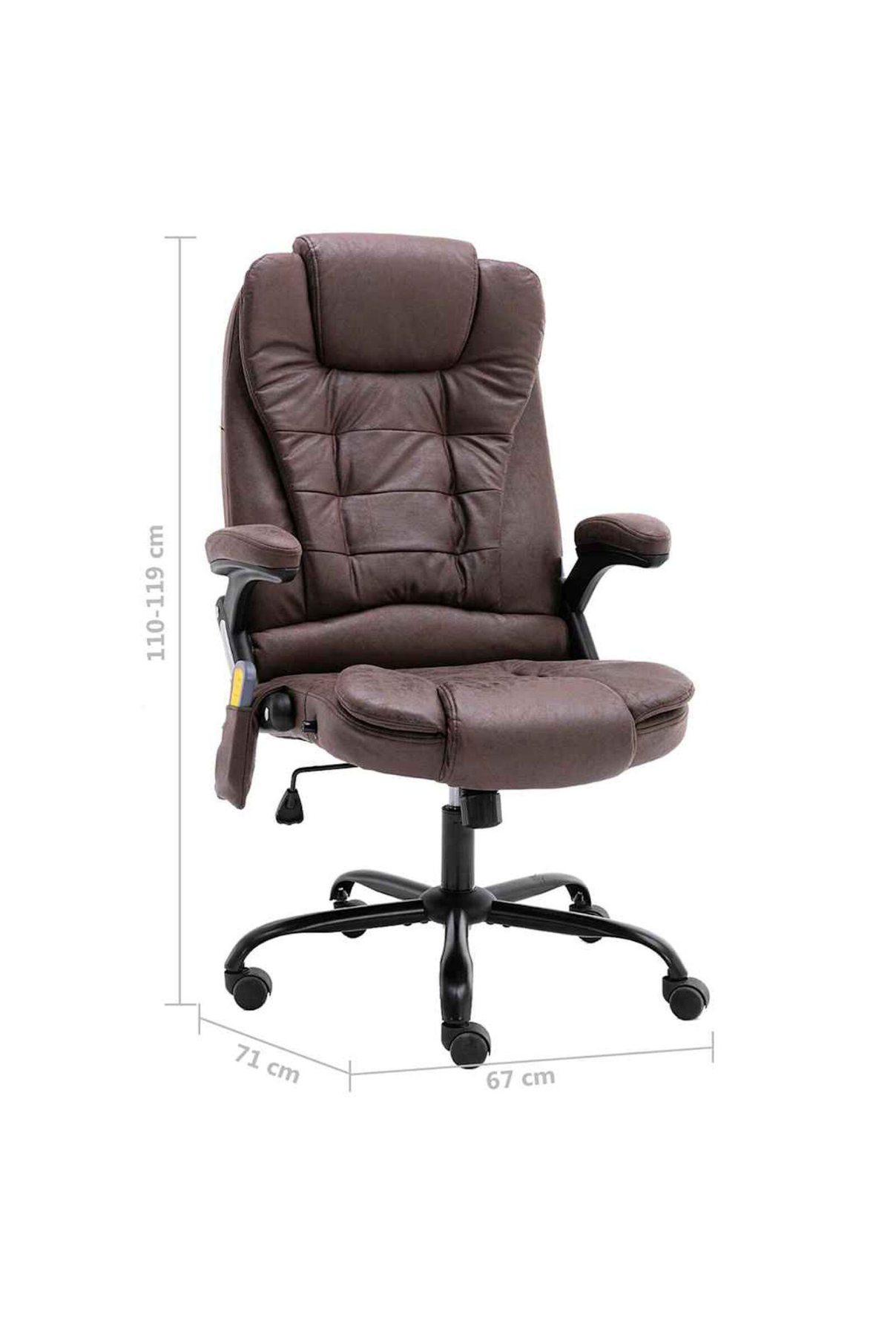 ErgoZen Relax - Chaise de bureau ergonomique de massage