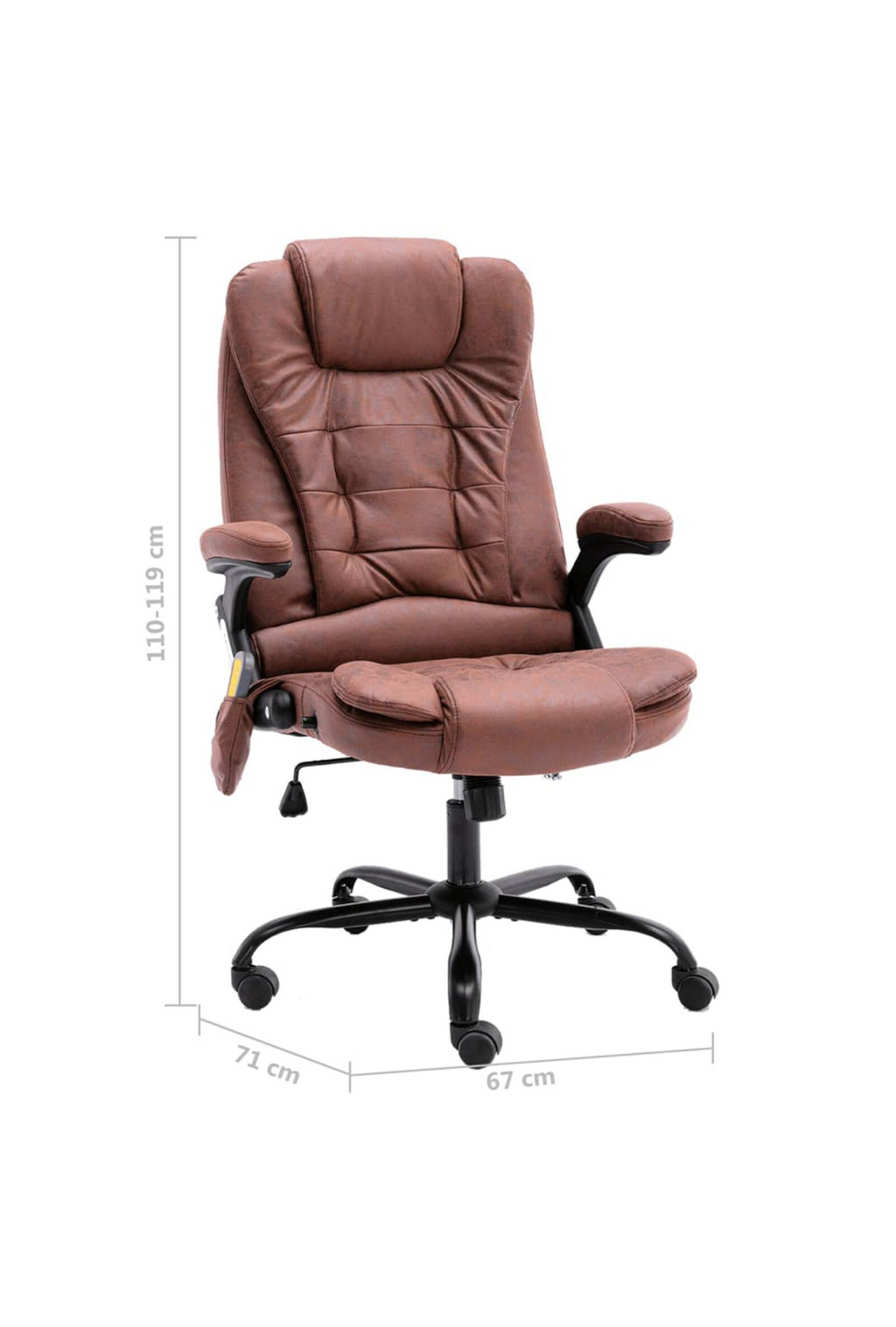 ErgoZen Relax - Chaise de bureau ergonomique de massage