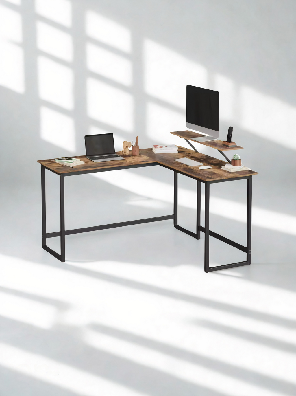 ErgoFlow Corner – Bureau d’Angle Ergonomique et Moderne