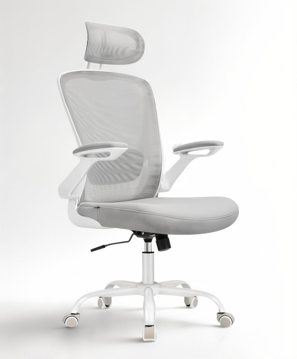 Chaise de bureau ergonomique avec appui-tête – Ergolite Pro – Dossier maille respirante