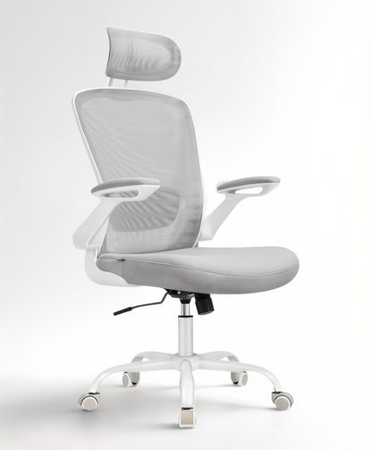 Chaise de bureau ergonomique avec appui-tête - Ergolite Pro
