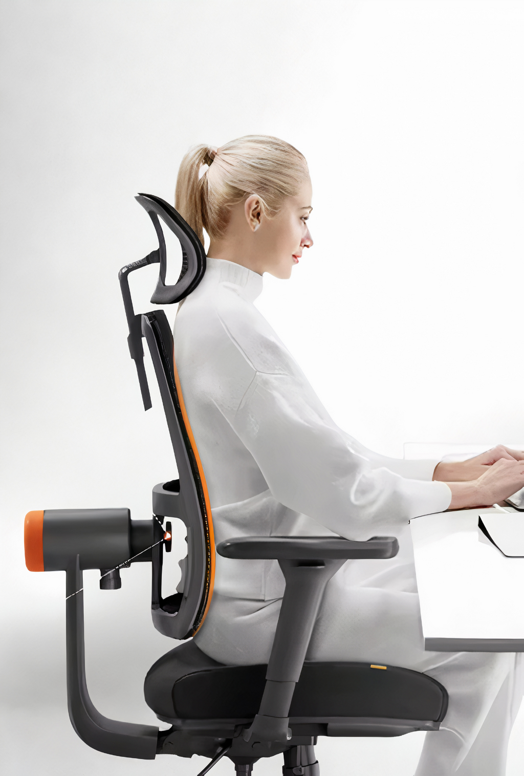 ErgoNet Air – Chaise Ergonomique en Maille avec Soutien Lombaire Réglable