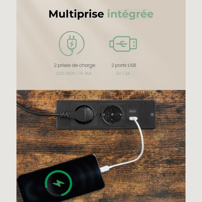 Bureau assis debout électrique - Performance ErgoFlow Pro