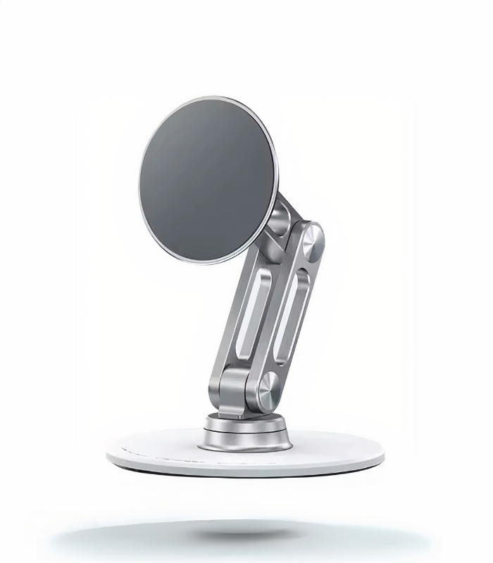 Support Magnétique Rotatif 360° – Design Métal Compact et Polyvalent