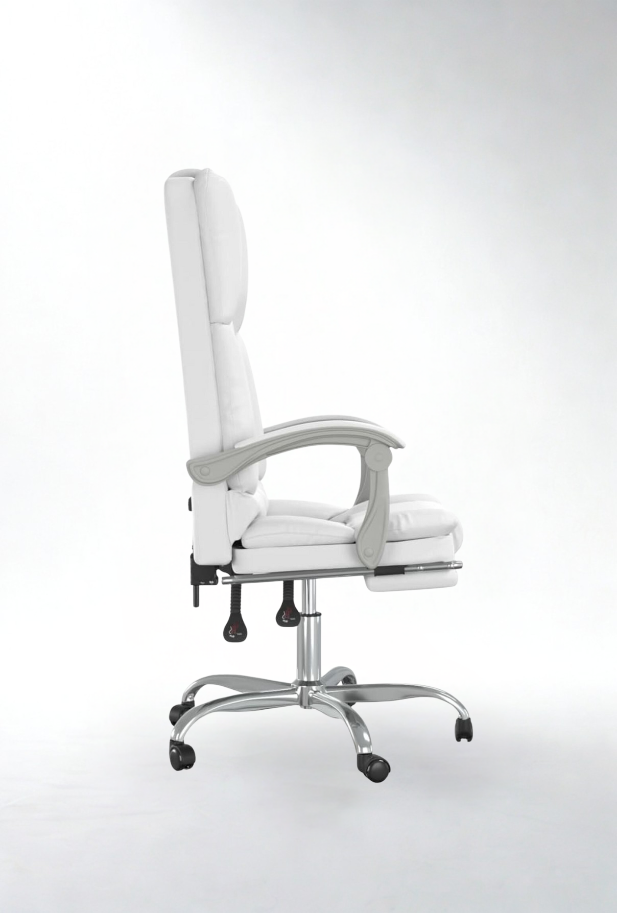 ErgoZen Boost 2 - Fauteuil de bureau de massage ergonomique inclinable avec repose-pieds