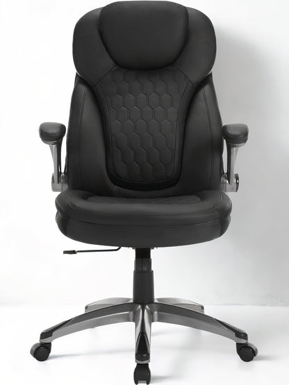 Chaise de bureau Ergonomique, dossier rembourré - ErgoFlex