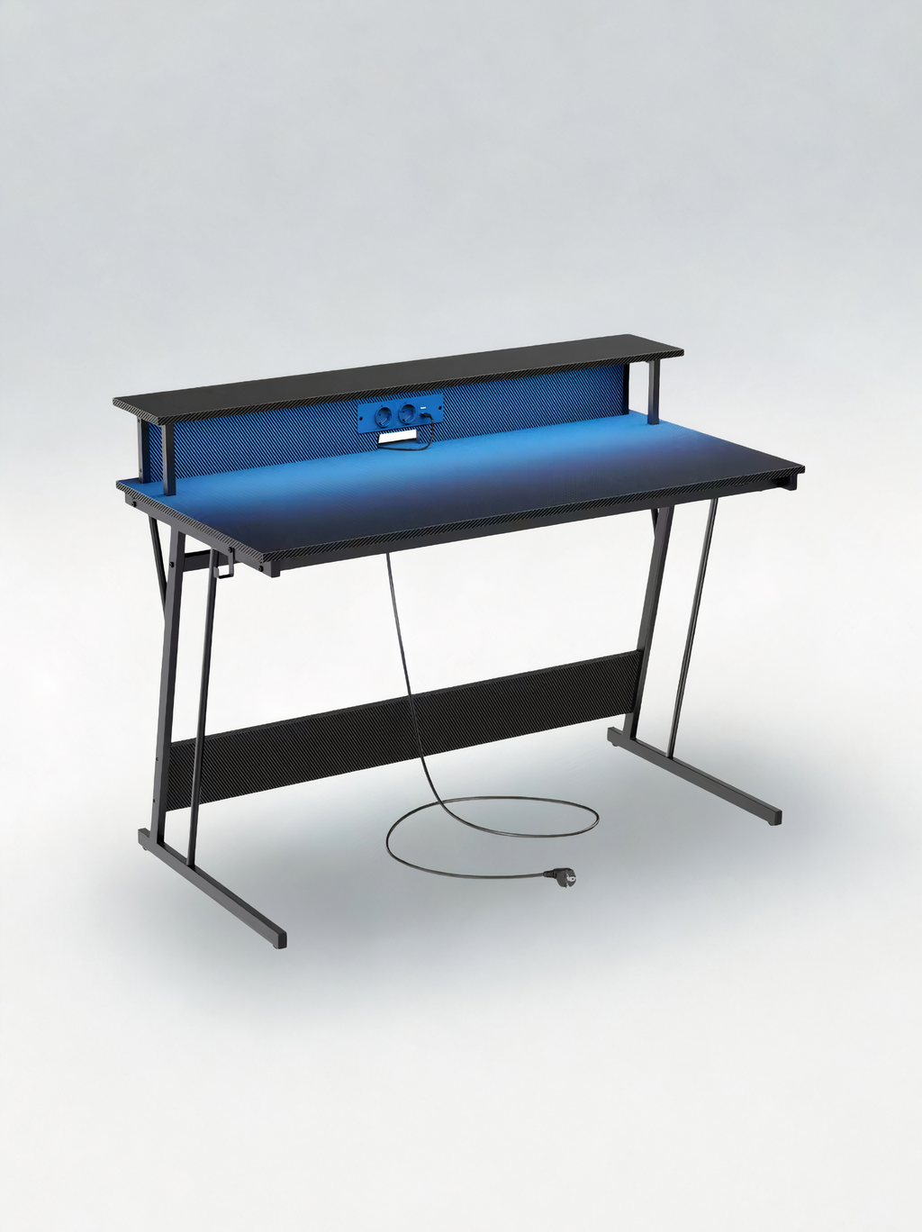 ErgoX One - Bureau Gamer LED & Multiprise intégrées
