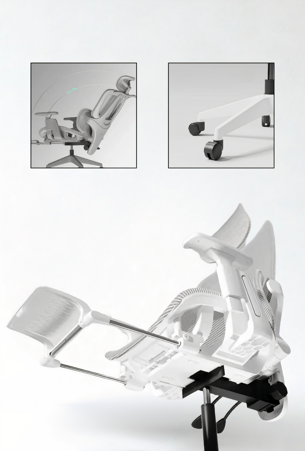 ErgoNet X – Chaise de Bureau Ergonomique Maille Premium avec Soutien Postural et Inclinaison
