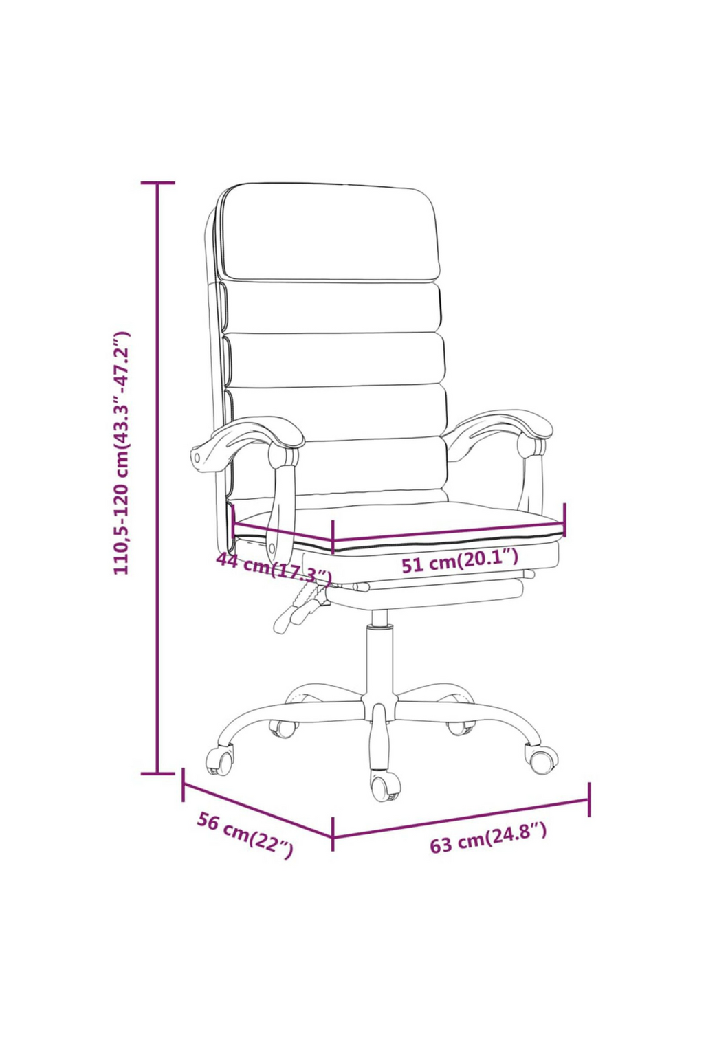 ErgoZen Boost - Fauteuil de bureau ergonomique de massage inclinable de bureau avec repose-pieds