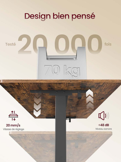 Bureau assis debout électrique - Ergoflow Lift