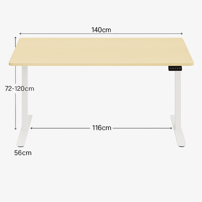 Bureau assis debout électrique - Productivité ErgoFlow Light