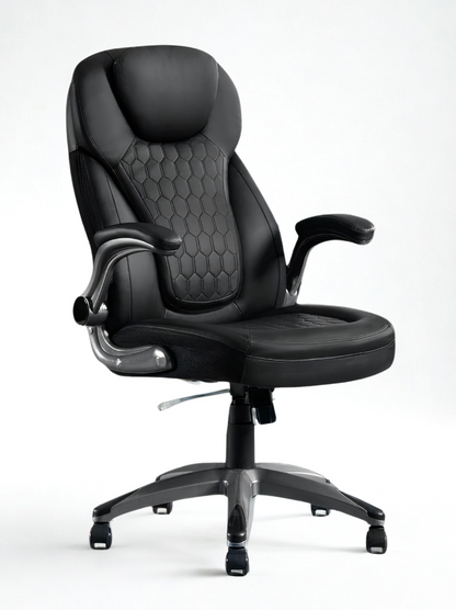 Chaise de bureau Ergonomique, dossier rembourré - ErgoFlex
