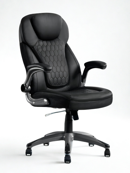 Chaise de bureau Ergonomique, dossier rembourré - ErgoFlex