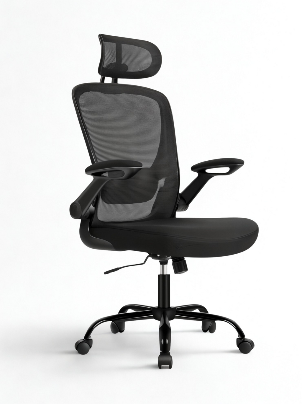 Chaise de bureau ergonomique avec appui-tête – Ergolite Pro – Dossier maille respirante