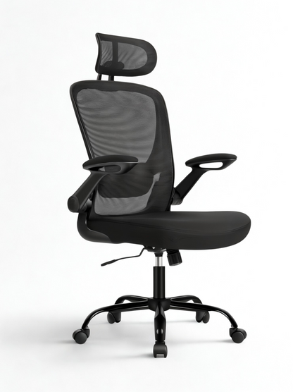 Chaise de bureau ergonomique avec appui-tête - Ergolite Pro