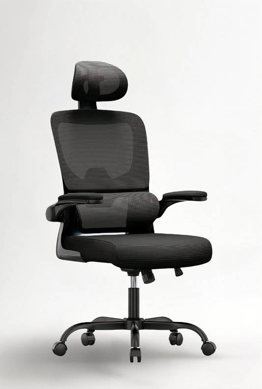 Chaise Ergonomique Design en Maille - ErgoNet Lite