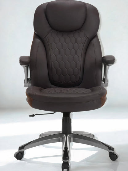 Chaise de bureau Ergonomique, dossier rembourré - ErgoFlex
